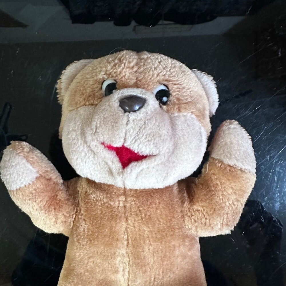 Vintage 1980s Shoney Bear Plush Toy 9" Beige Brown Soft Stuffed Animal Collectib - Picture 4 of 8